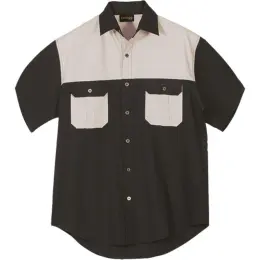 Black Stone Two Tone Bush Shirt